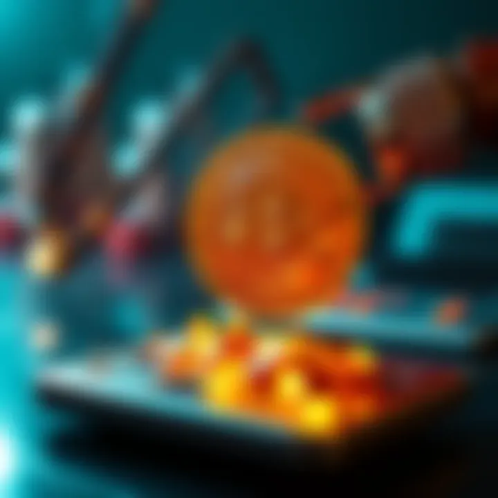 A digital representation of Bitcoin being transferred to the Genesis wallet, symbolizing the return of its creator Satoshi Nakamoto.