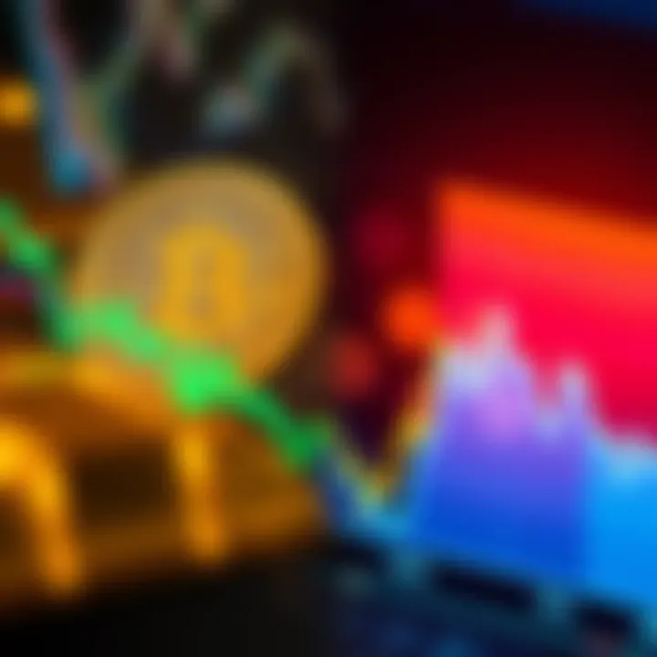 A side-by-side comparison of Bitcoin and gold price graphs from the 1970s to today, highlighting similarities in market trends.