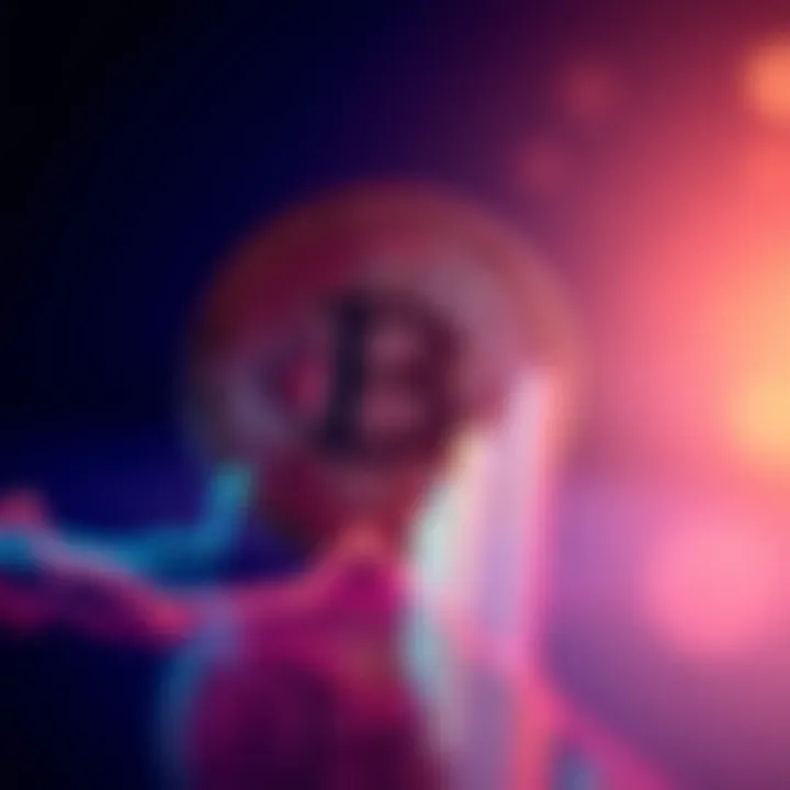 A visual representation of the Bitcoin symbol alongside an upward trending graph, indicating growth in value, highlighting its long-term investment potential.
