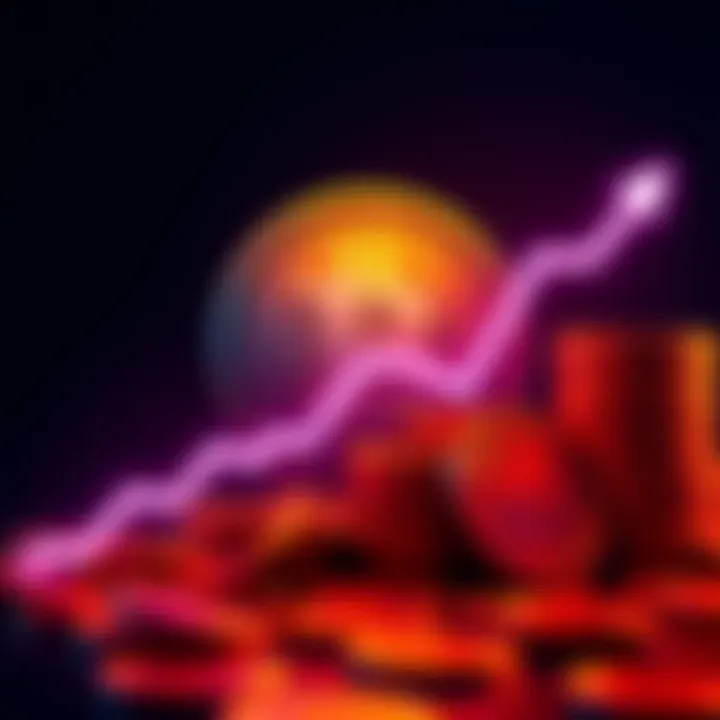 Nakamoto logo with Bitcoin coins, showing a downward trend to indicate reduced holdings.