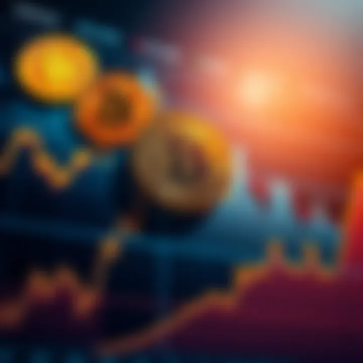 A graphic showing Bitcoin symbols integrated into a financial portfolio chart, demonstrating risk-adjusted returns and asset allocation improvements, highlighting its role for 2026.