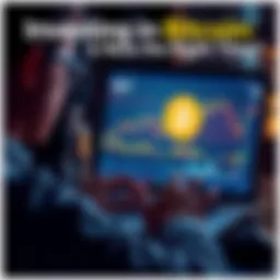 A person looks at a Bitcoin chart on a laptop screen, contemplating their investment options.