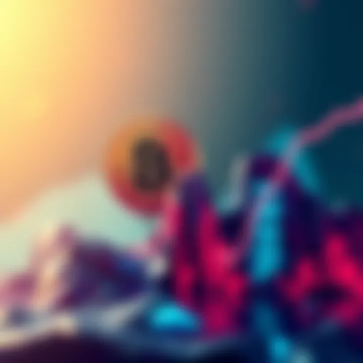 A visual representation of a Bitcoin's value rising and falling, showing a graph with peaks and valleys, highlighting a $1,000 investment journey.