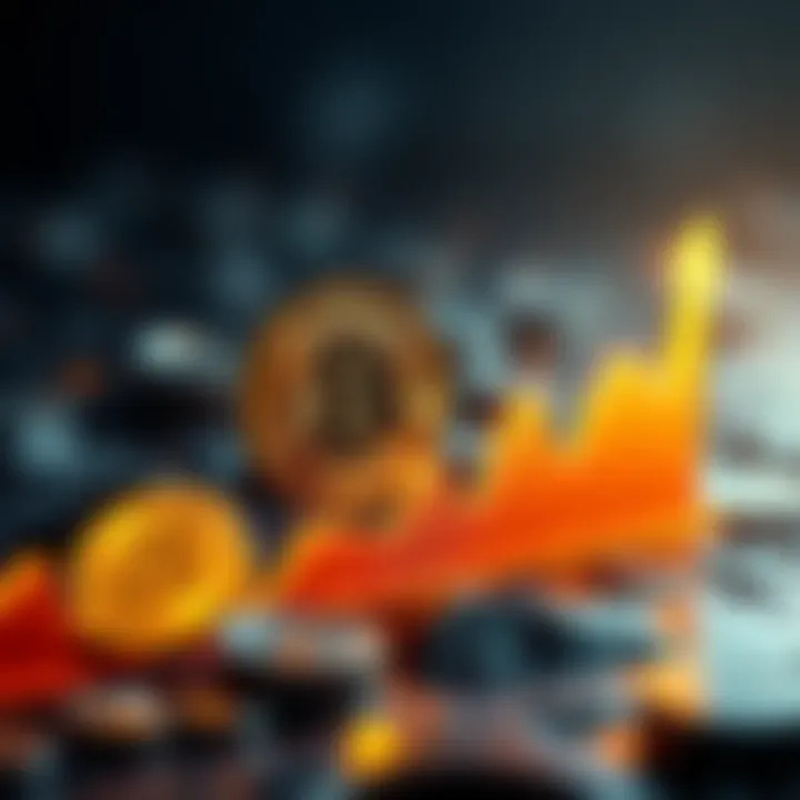 A graph showing Bitcoin price stability over three years with an upward trend, symbolizing safe long-term investment.