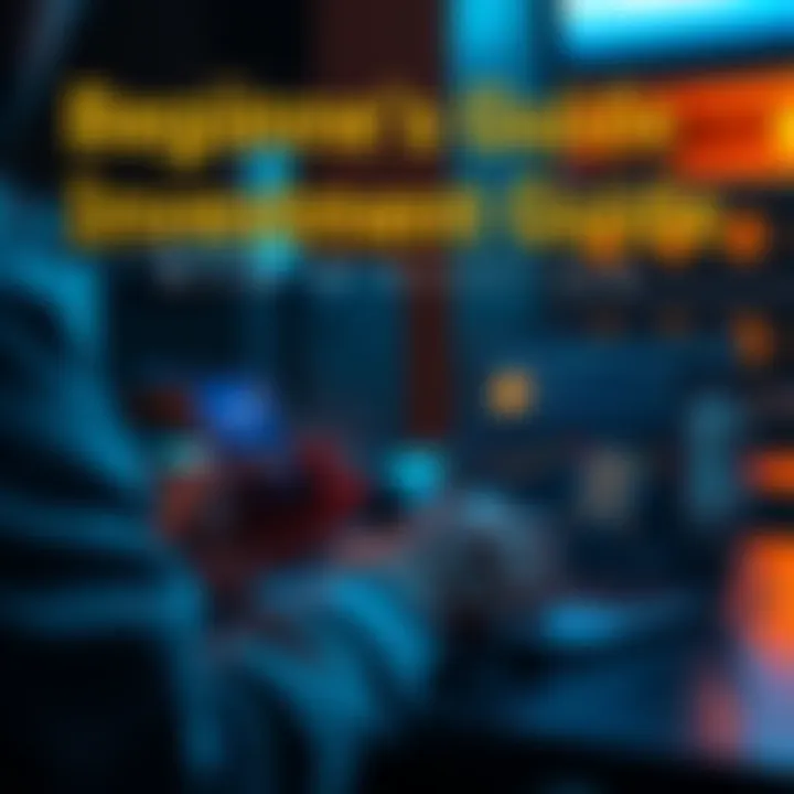 A person looking at a Trezor safe and a laptop showing a cryptocurrency exchange, preparing to invest in Bitcoin.