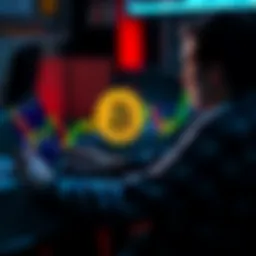 A person looking at a Bitcoin chart on a laptop, reflecting on their investment experience.