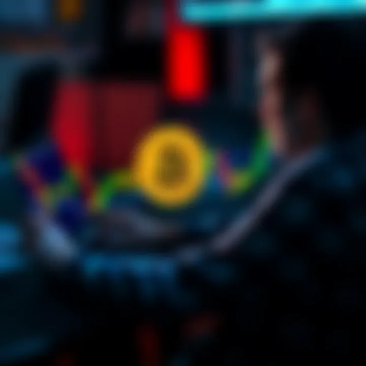 A person looking at a Bitcoin chart on a laptop, reflecting on their investment experience.