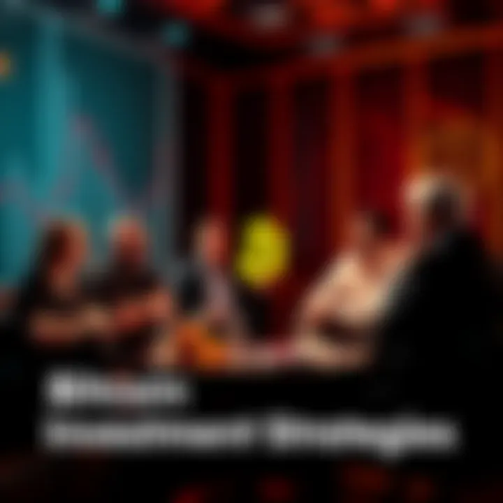 A group of early Bitcoin holders discussing their investment strategies and experiences during market fluctuations, showcasing their resilience and success.