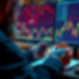 A person analyzing Bitcoin charts with a calculator and notes, representing a long-term investment approach.