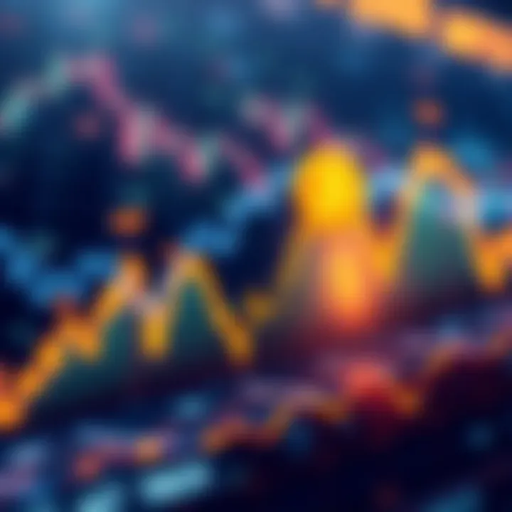 Illustration of a graph showing Bitcoin price fluctuating with a highlighted 200 week simple moving average line, depicting a dollar-cost averaging approach during dips.