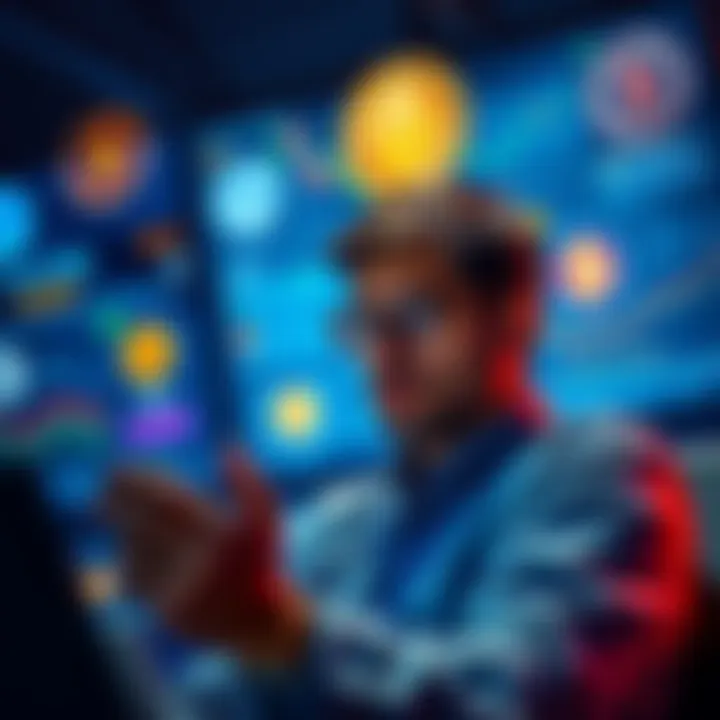 A person reviewing various cryptocurrency loan platforms with a focus on Bitcoin collateral.