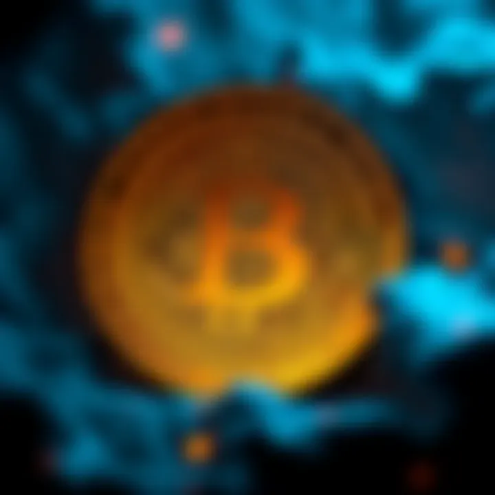 Bitcoin logo overlaid with a question mark symbolizing Satoshi Nakamoto's disappearance