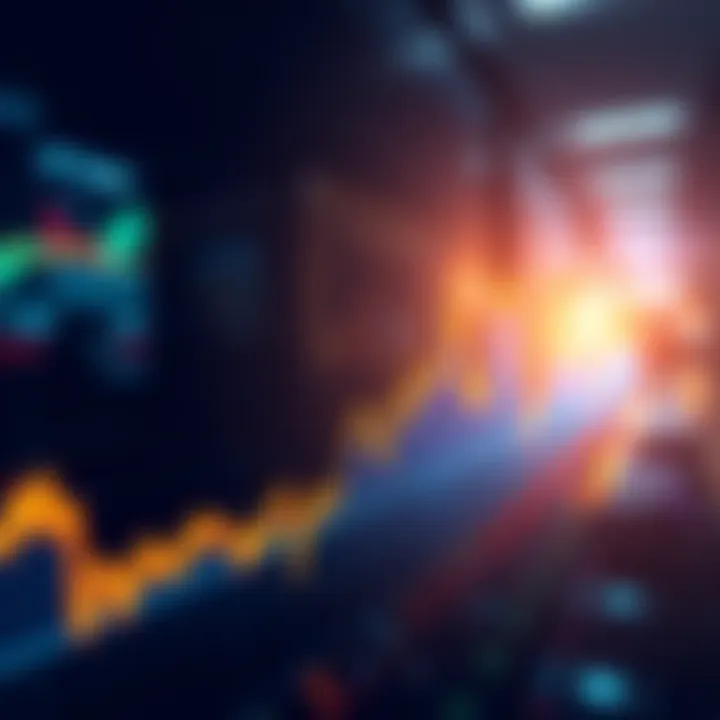 Graph showing upward movement in Bitcoin prices after a sell-off, indicating market recovery.