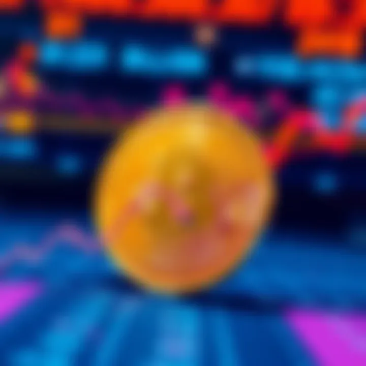 A downward trend in Bitcoin value with a graph showing a significant drop, symbolizing a loss of $3.35 billion