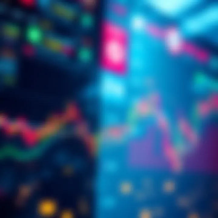 Graph showing Bitcoin price changes and market indicators for investors