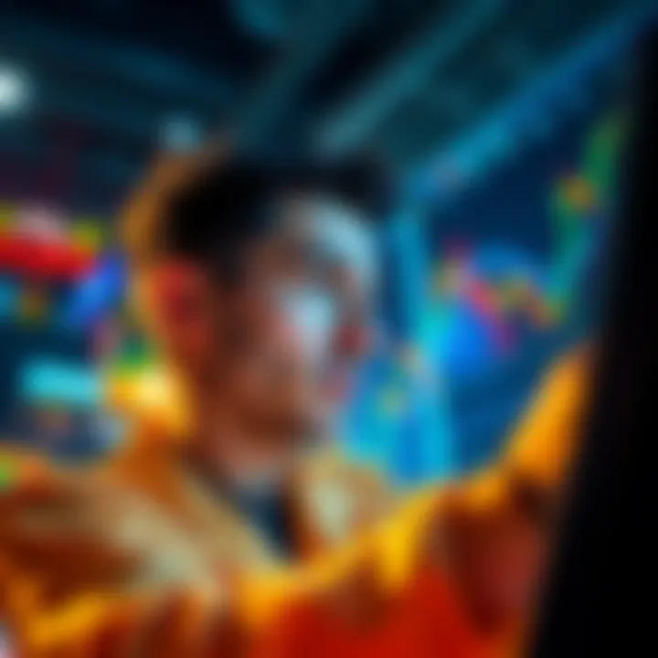 A trader looking at Bitcoin charts with a concerned expression, highlighting the challenges of investment amid market volatility.