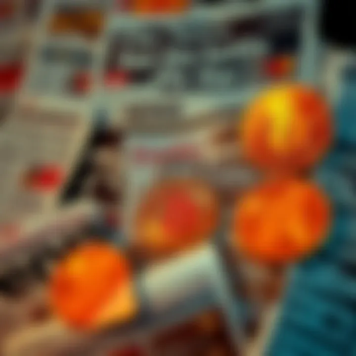 A collage of news articles and bank logos showing positive Bitcoin coverage, highlighting media enthusiasm.