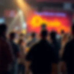 People engaging in discussion at a local bitcoin meetup, sharing knowledge and experiences.