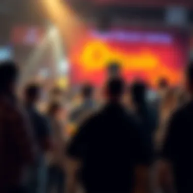 People engaging in discussion at a local bitcoin meetup, sharing knowledge and experiences.