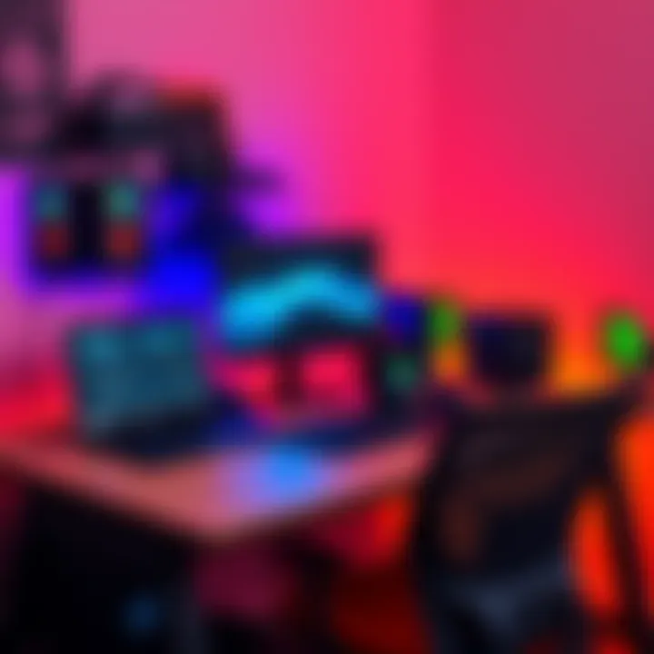 A simple desk setup featuring affordable Bitcoin mining hardware and a laptop, with a focus on efficiency and budget-friendly options.