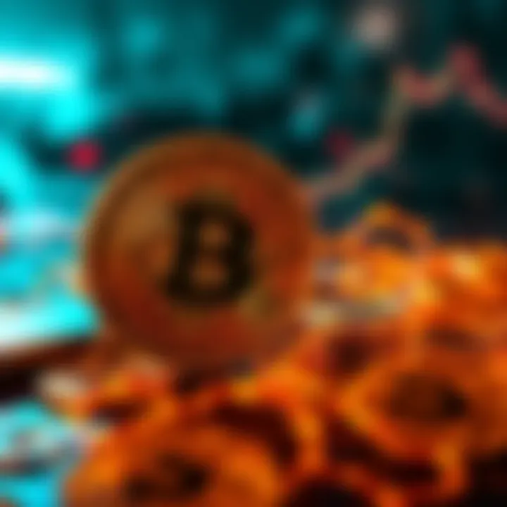 A visual representation of Bitcoin being exchanged for Monero, symbolizing the process of making transactions untraceable.