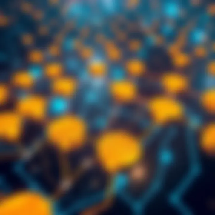 Bitcoin Nodes and BIP-110 Illustration showing bitcoin nodes connected in a network, with a focus on the BIP-110 proposal and decision-making process for software updates.