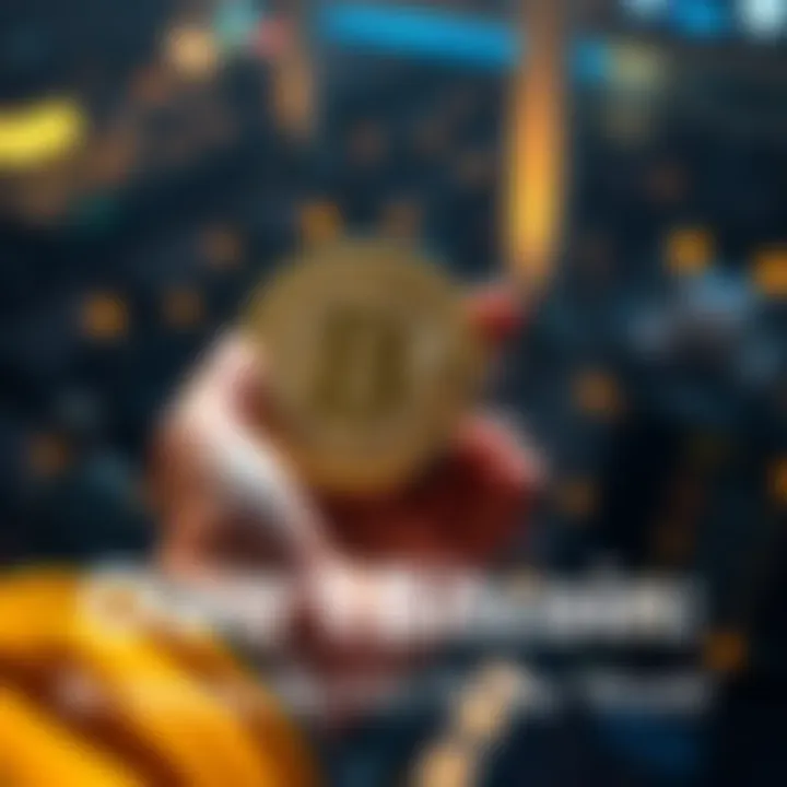 A person holding a physical Bitcoin in their hand, symbolizing the rarity of owning one in a global population of 8 billion.