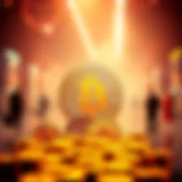 A visual representation showing that only one in ten thousand people owns a full bitcoin, highlighting its rarity in the cryptocurrency market.