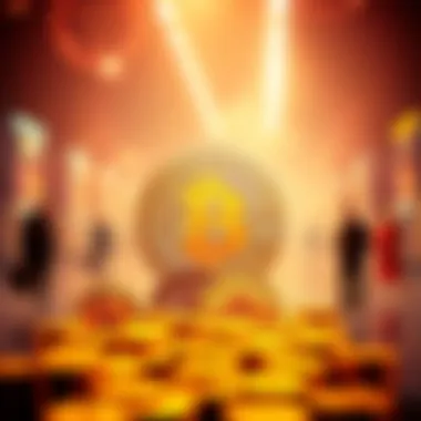 A visual representation showing that only one in ten thousand people owns a full bitcoin, highlighting its rarity in the cryptocurrency market.
