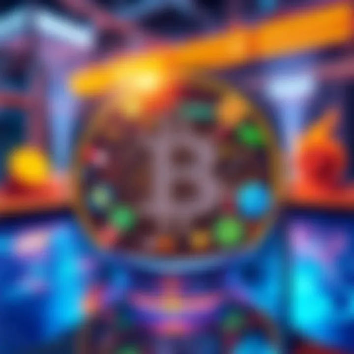 Bitcoin Pool Model Illustration of a Bitcoin pool model showing diverse rewards and community contributions for miners.