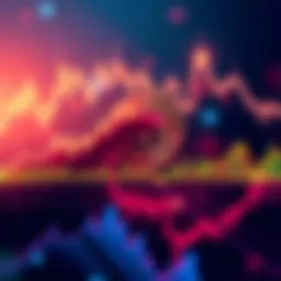 A graph showing Bitcoin's recent price fluctuations with an upward and downward trend.