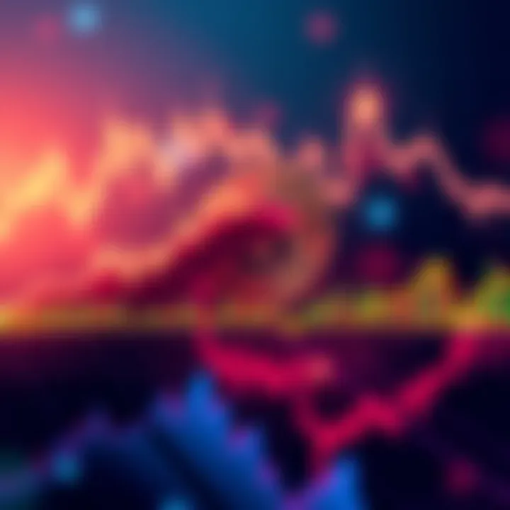 A graph showing Bitcoin's recent price fluctuations with an upward and downward trend.