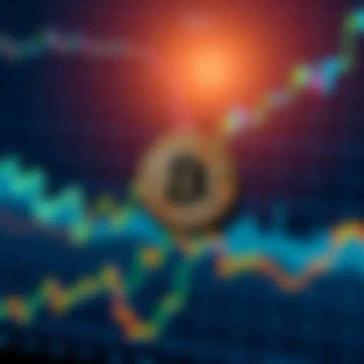 Bitcoin Price Chart A chart showing Bitcoin price fluctuations and trends, focusing on the 70,000 mark.