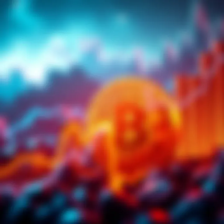 A graph showing Bitcoin price rising from $69,000 with a target towards $320,000, highlighting market support and bullish trend.