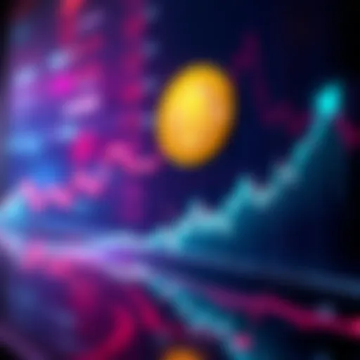 A Bitcoin price chart showing a downward trend with signs of recovery, symbolizing the opportunity to buy low