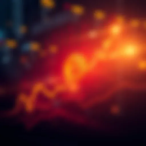 A rising Bitcoin price chart indicating a potential increase towards $70,000