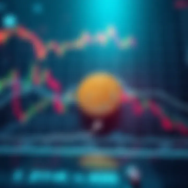 A graph showing Bitcoin's price dropping, indicating a potential decline to between 31k and 40k, with past bear market trends in the background.