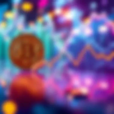 Bitcoin Price Decline Graph showing Bitcoin price decreasing over time with a downward trend line.