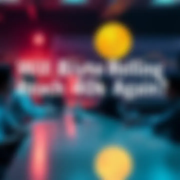 Bitcoin Price Discussion People discussing Bitcoin price trends and investment strategies around a table with laptops and charts.