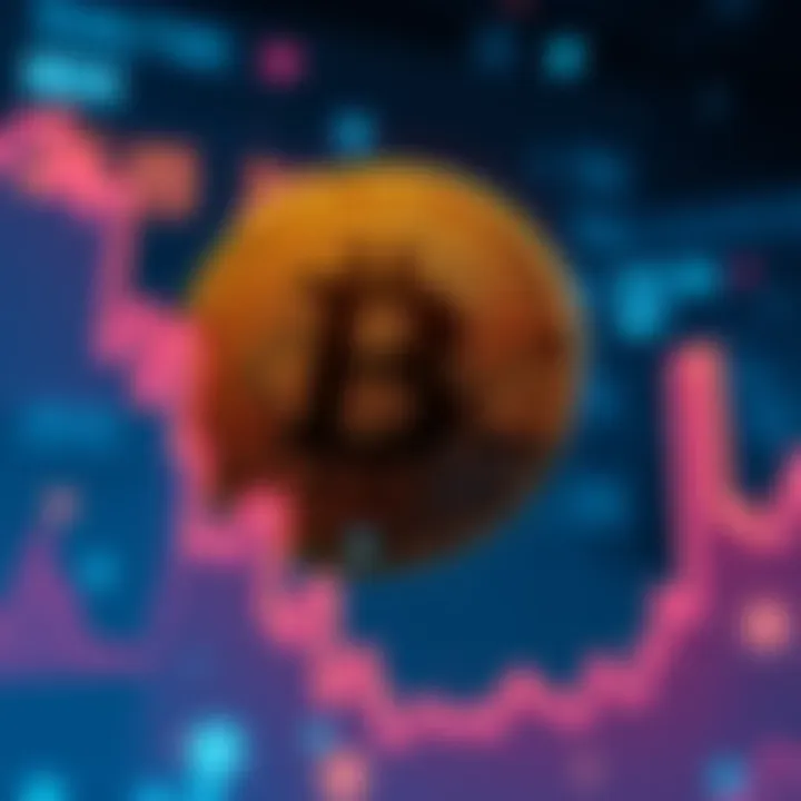 A graph showing a downward trend in Bitcoin prices, indicating losses for investors.