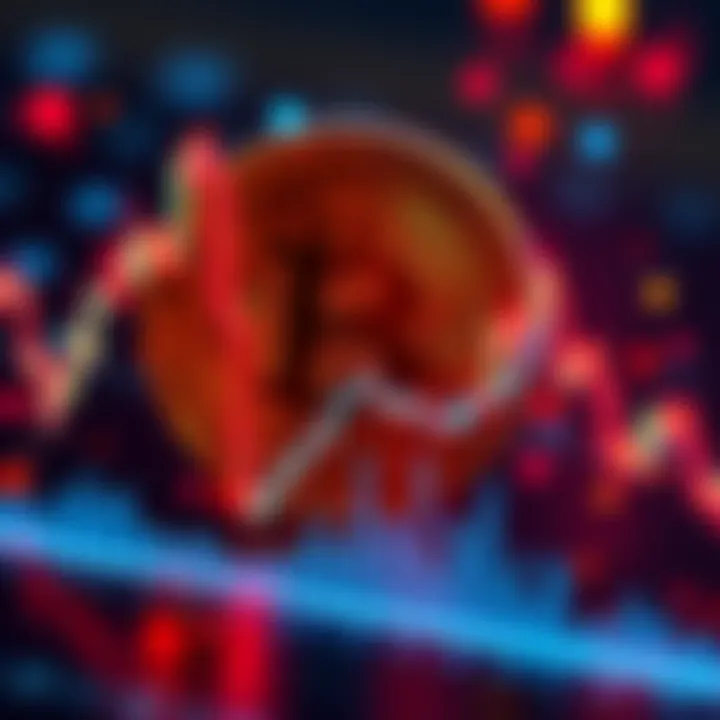 A graphic showing Bitcoin's price dropping below $88,000 with a chart indicating liquidations in the crypto market