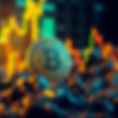 Bitcoin price drop A graphic showing Bitcoin's price drop below 40k with market trends and charts