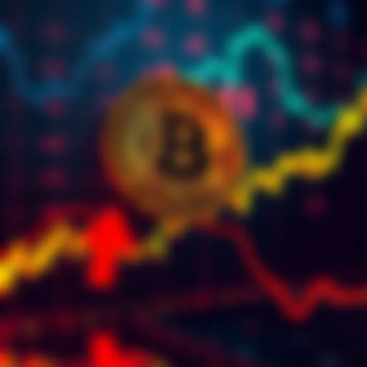 Bitcoin Price Drop A chart showing Bitcoin's price falling 20% in 2026, with a red downward arrow highlighting the decrease.