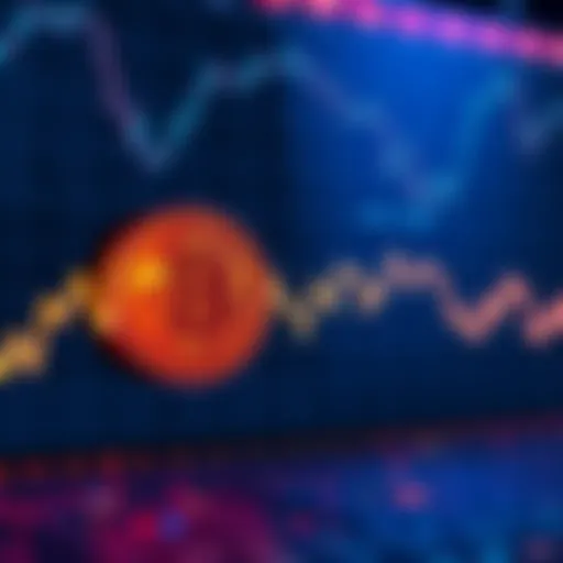A line chart showing Bitcoin's price decline from a peak to a recent low, indicating market concern.