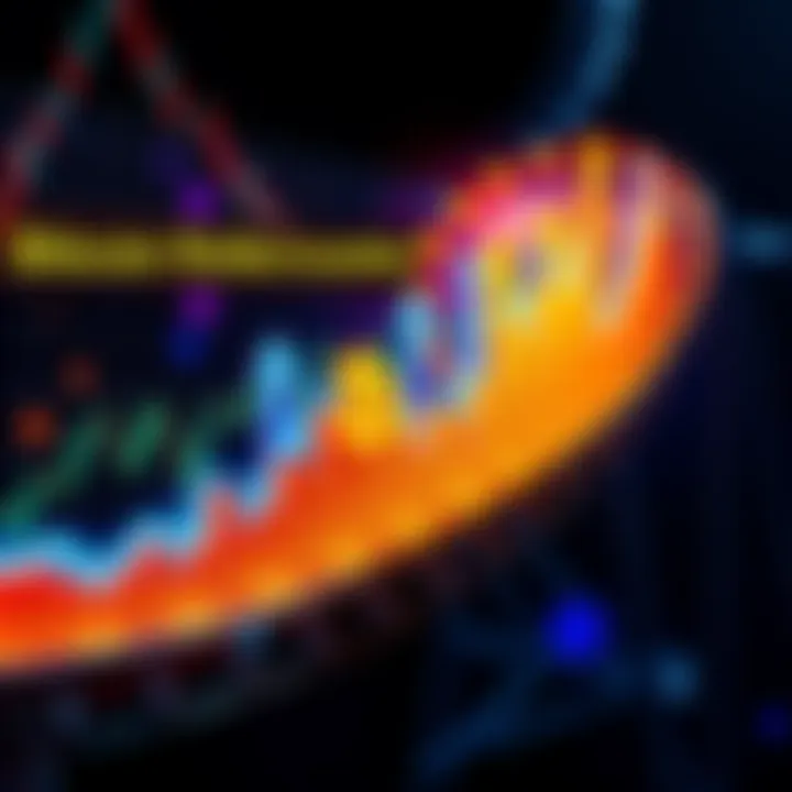 A colorful chart showing Bitcoin's price swings in 2025, with arrows indicating ups and downs, and a rollercoaster graphic overlay.