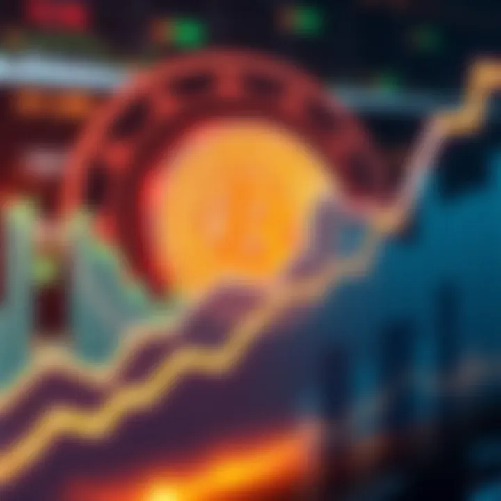 A graph showing Bitcoin's price rising dramatically to $80,000 with a digital coin illustration in the background.