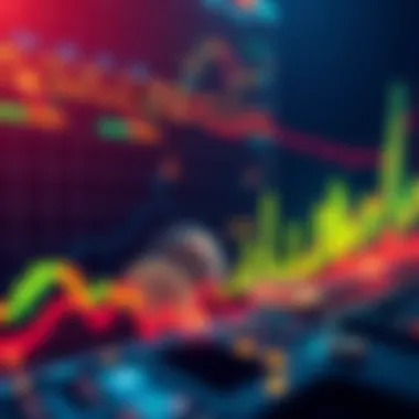 A chart showing a steep rise in Bitcoin prices with a bullish trendline and market analysis notes.