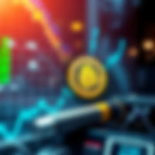 A graph showing the rise in Bitcoin prices alongside headlines about Khamenei's death and market closures.