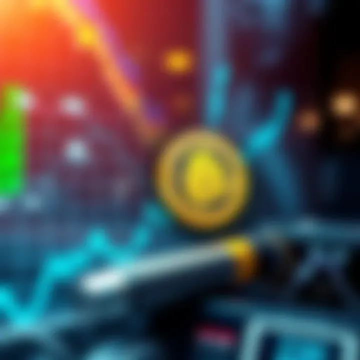 Bitcoin Price Surge A graph showing the rise in Bitcoin prices alongside headlines about Khamenei's death and market closures.