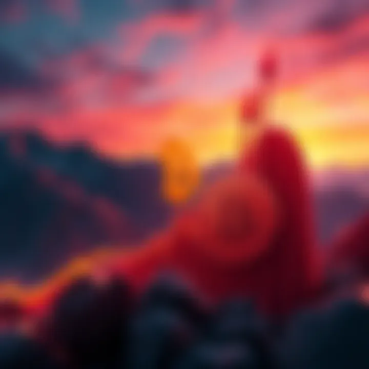 Graph showing Bitcoin price sharply rising with arrows and bullish indicators